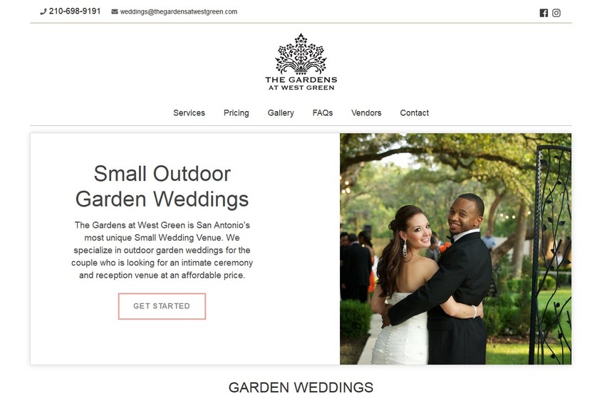 The Gardens At West Green wedding vendor photo