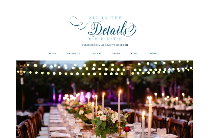 All In The Details Events wedding vendor photo
