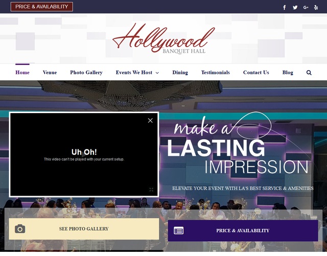 Hollywood Banquet Hall wedding vendor photo