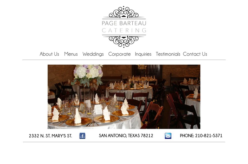 Page Barteau Catering wedding vendor photo