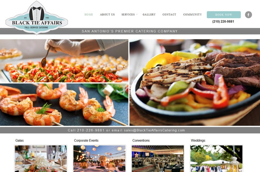 Black Tie Affairs Catering wedding vendor photo