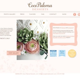 Photo of Coco Paloma Desserts, a wedding cake bakery in Austin