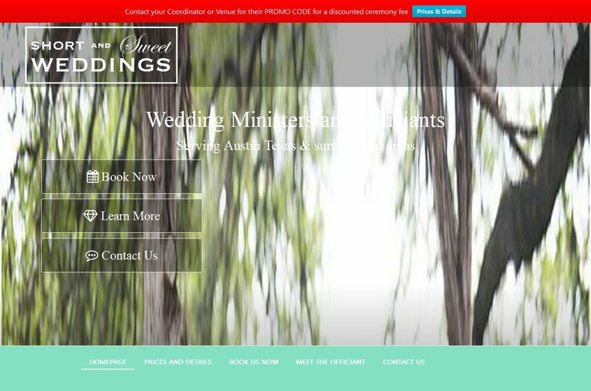 Short and Sweet Weddings wedding vendor photo