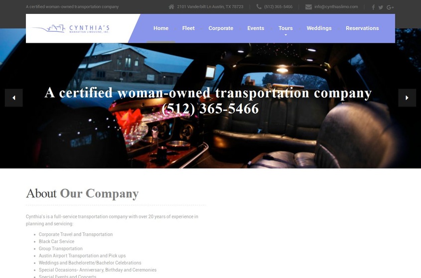 Cynthia's Manhattan Limousine wedding vendor photo