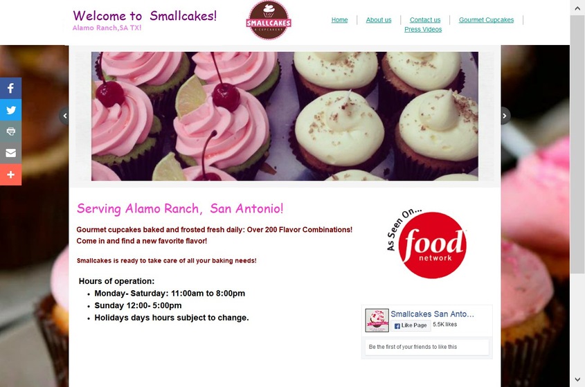 Smallcakes San Antonio wedding vendor photo