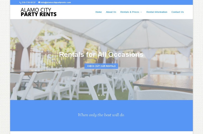 Alamo City Party Rents Inc wedding vendor photo