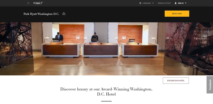 Park Hyatt Washington wedding vendor photo