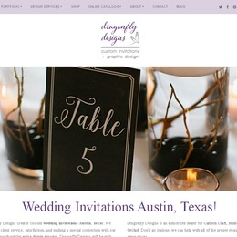 Photo of Dragonfly Designs Invitations, a wedding stationery in Austin