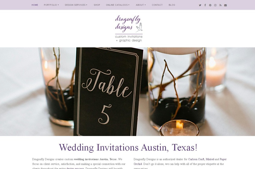 Dragonfly Designs Invitations wedding vendor photo