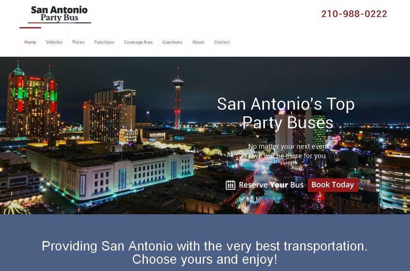 San Antonio Party Bus wedding vendor photo