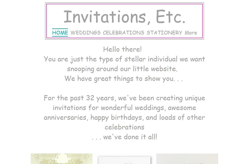 Invitations Etc wedding vendor photo