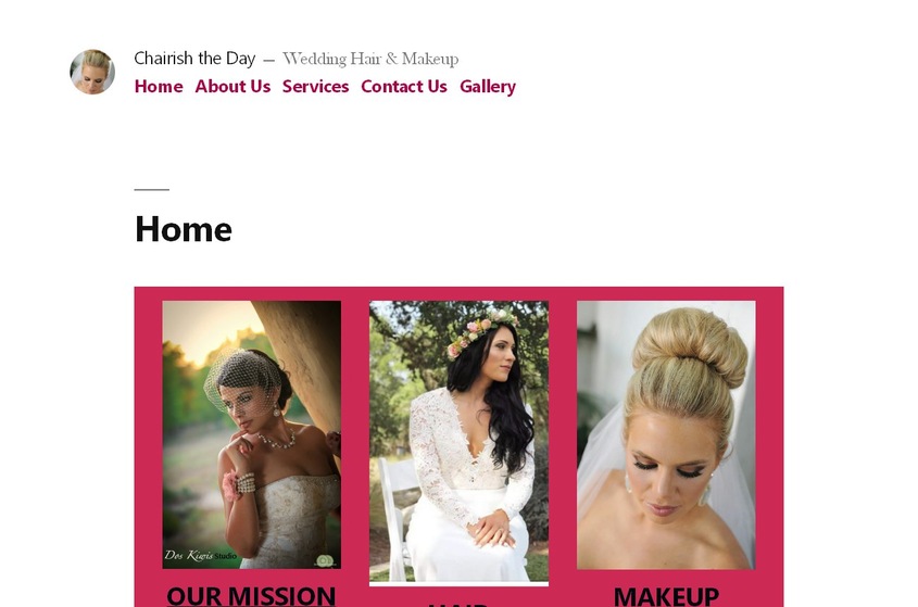 Chairish The Day Beauty & Blow Dry Bar wedding vendor photo