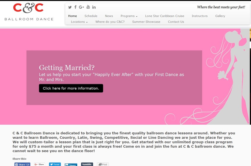 C & C Ballroom Dance wedding vendor photo
