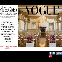 Photo of Alexandria Ballrooms, a wedding venue in Los Angeles