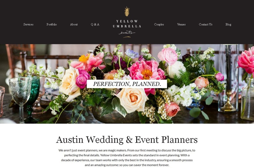 Yellow Umbrella Events wedding vendor photo