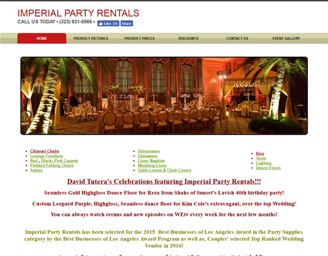 Imperial Party Rentals wedding vendor photo