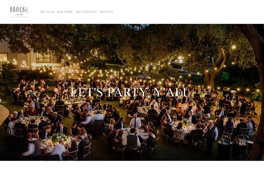 Brock  Co. Events wedding vendor photo