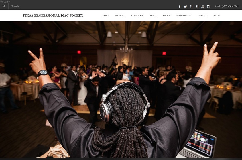 Texas Professional Disc Jockey wedding vendor photo