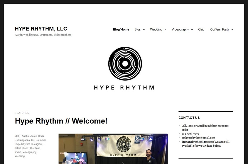 Hype Rhythm DJ wedding vendor photo