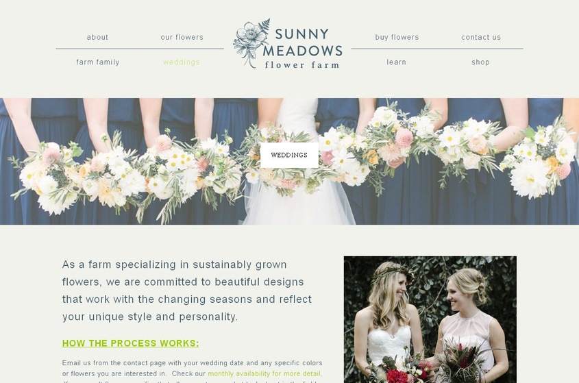 Sunny Meadows Flower Farm wedding vendor photo