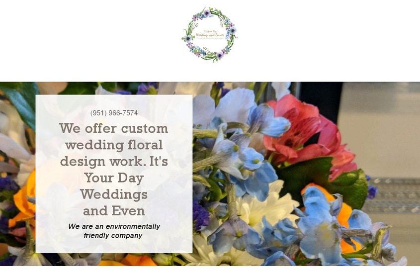 It's Your Day Weddings and Events wedding vendor photo