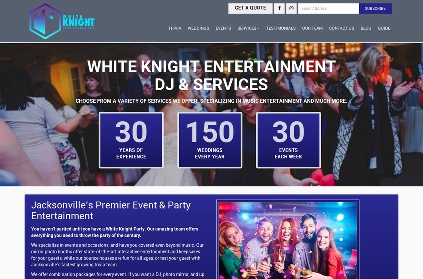 White Knight Entertainment wedding vendor photo