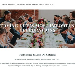 Photo of Two Caterers, a wedding caterer in Columbus