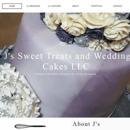 Photo of J's Sweet Treats And Wedding Cakes, a wedding cake bakery in Columbus