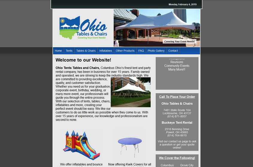 Ohio Tents Tables & Chairs wedding vendor photo