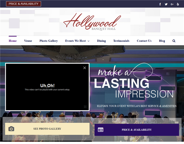 Hollywood Banquet Hall wedding vendor photo