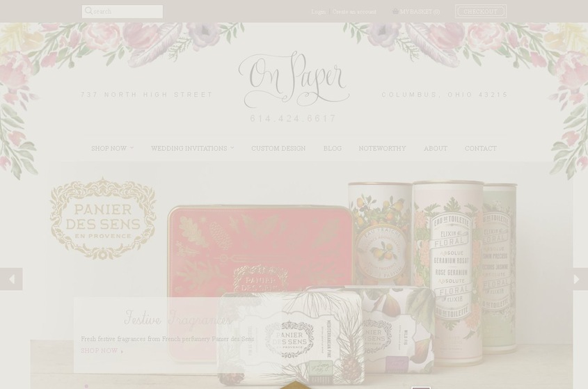 On Paper wedding vendor photo