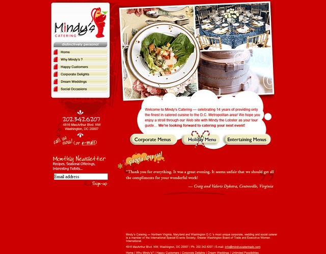 Mindy's Catering DC wedding vendor photo