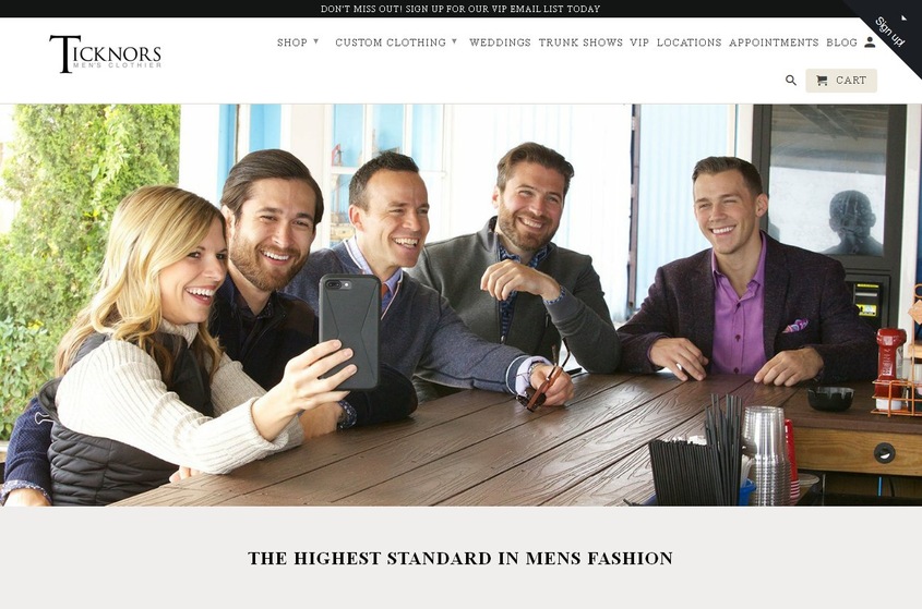 Ticknors Men's Clothier wedding vendor photo