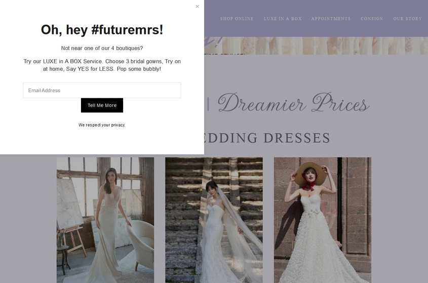 LUXEredux Bridal Boutique wedding vendor photo