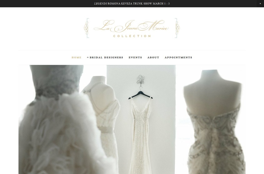 La Jeune Mariee Bridal Collection wedding vendor photo