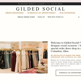 Photo of Gilded Social, a wedding bridal boutique in Columbus