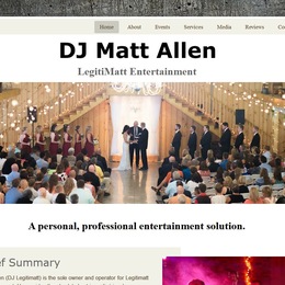 Photo of Dj Matt Allen - Legitimatt Entertainment, a wedding DJ in Columbus