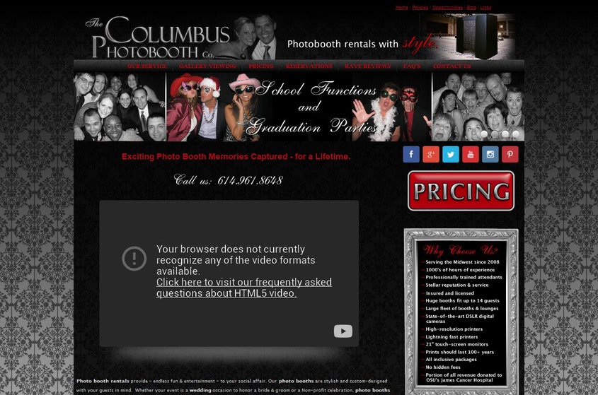 The Columbus Photo Booth Company wedding vendor photo