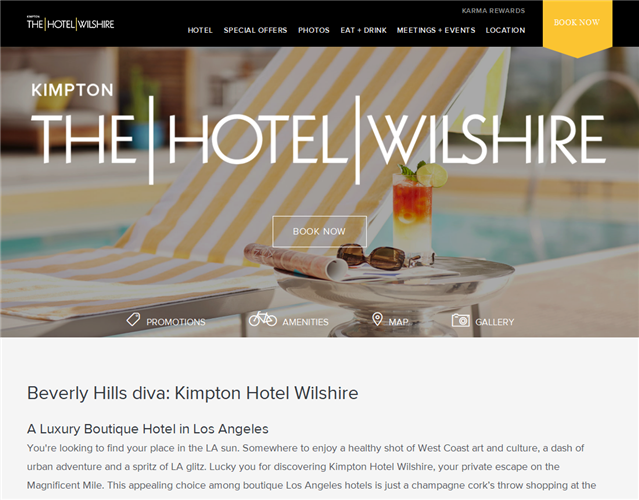 Hotel Wilshire wedding vendor photo