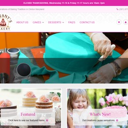 Photo of Tiffany's Bakery, a wedding cake bakery in Washington DC
