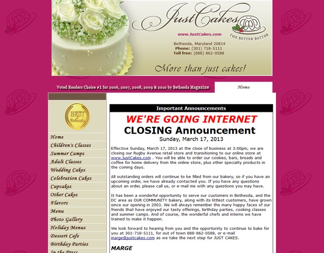 Just Cakes wedding vendor photo