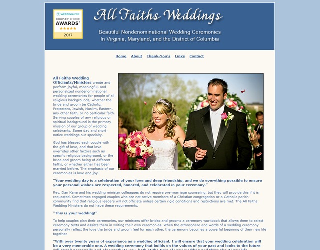 All Faiths Weddings wedding vendor photo