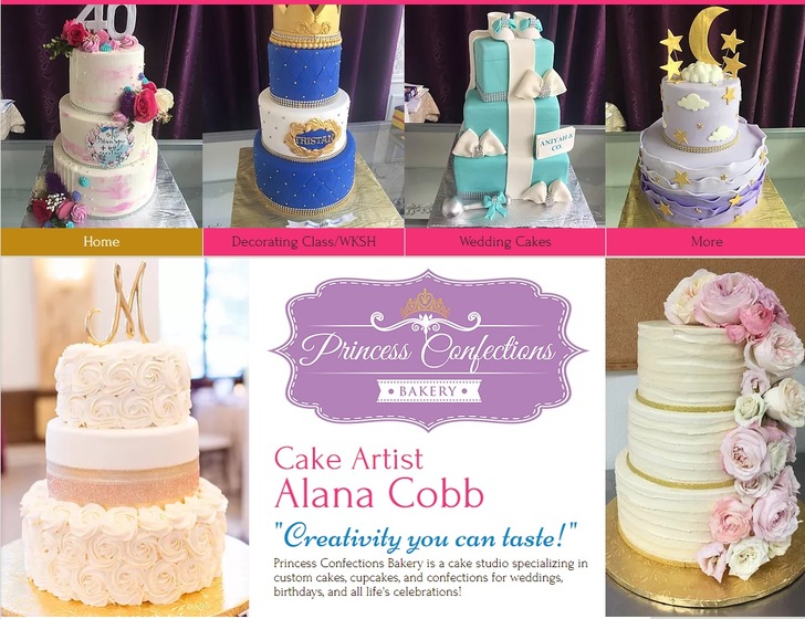 Princess Confections Bakery wedding vendor photo