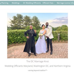 Photo of The Dc Marriage Knot, a wedding officiant in Washington DC