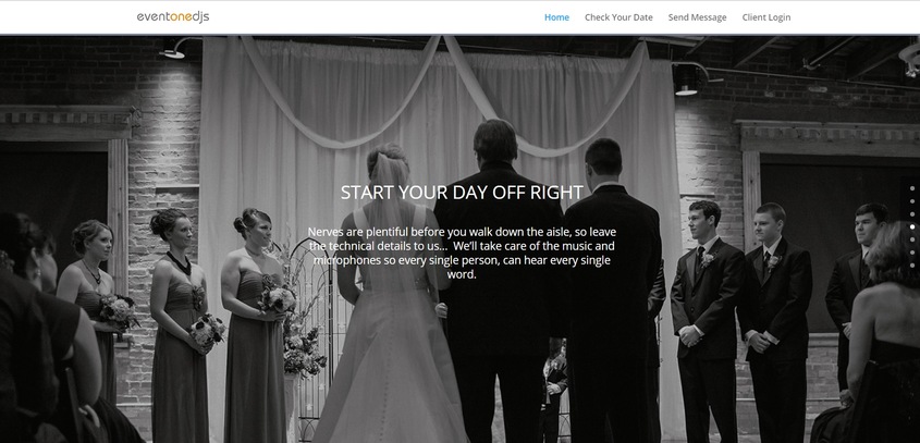 Event One DJs wedding vendor photo
