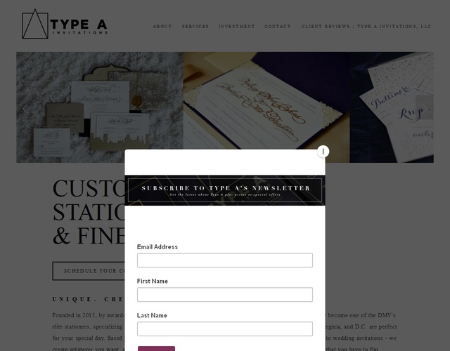 Type A Invitations wedding vendor photo