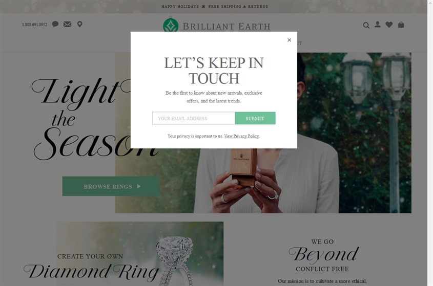 Brilliant Earth wedding vendor photo