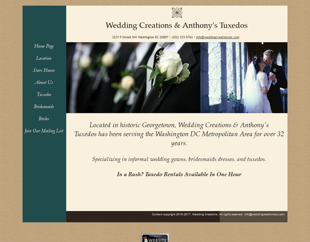Wedding Creations DC wedding vendor photo