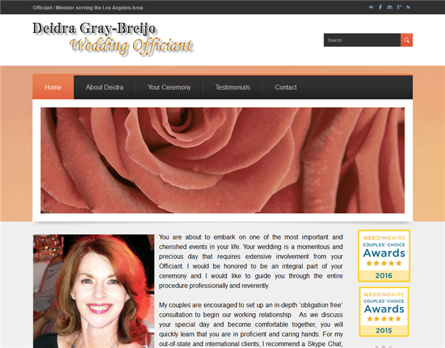 Wedding Officiant LA wedding vendor photo