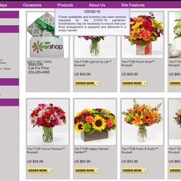 Photo of Lee's Flower And Card, a wedding florist in Washington DC